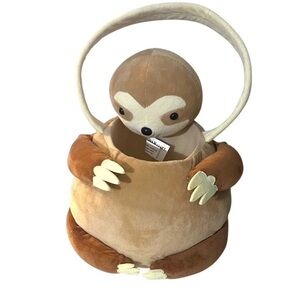 World Market Plush Sloth Easter Basket